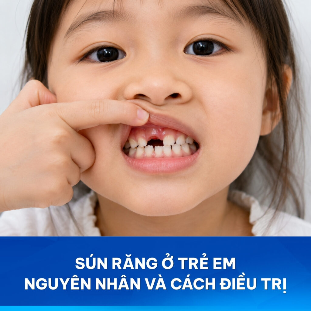 Bị sún răng ở trẻ em