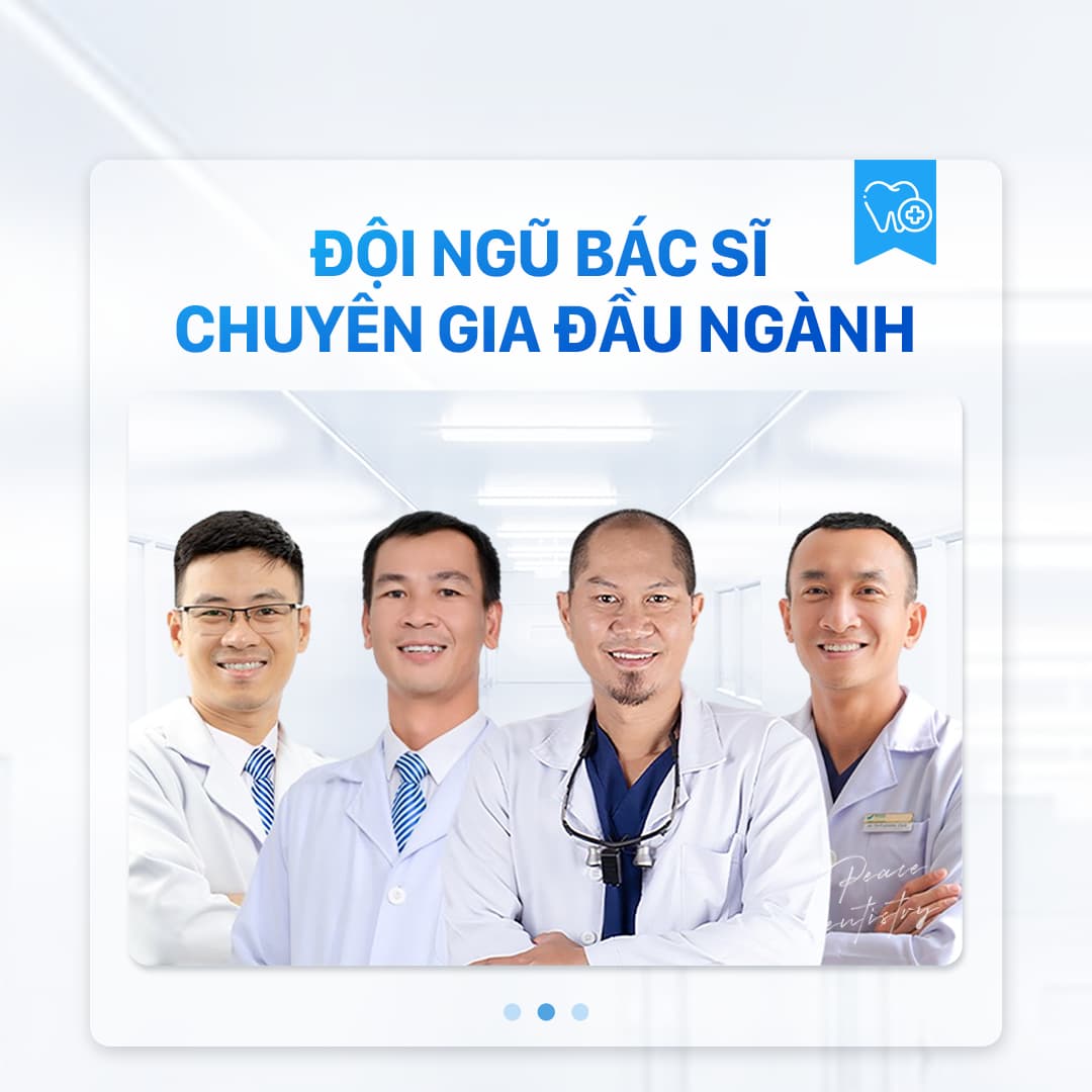 đội ngũ bác sĩ cấy ghép implant giỏi tại peace dentistry