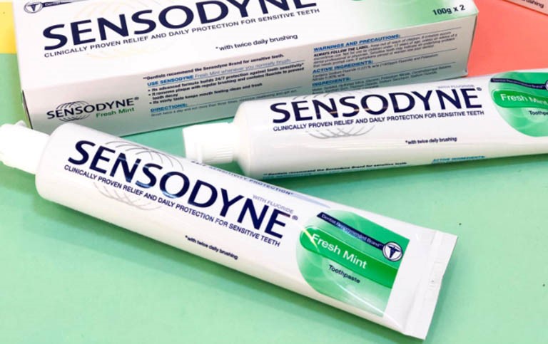 kem đánh răng sensodyne fresh mint