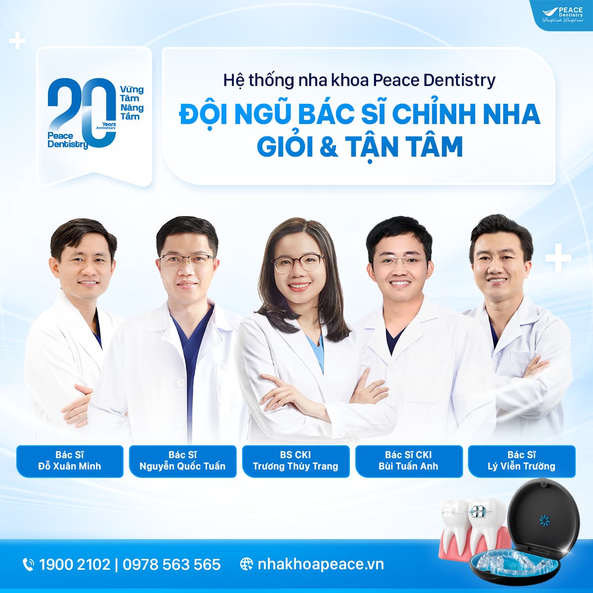 Đội ngũ bác sĩ tại Peace Dentistry