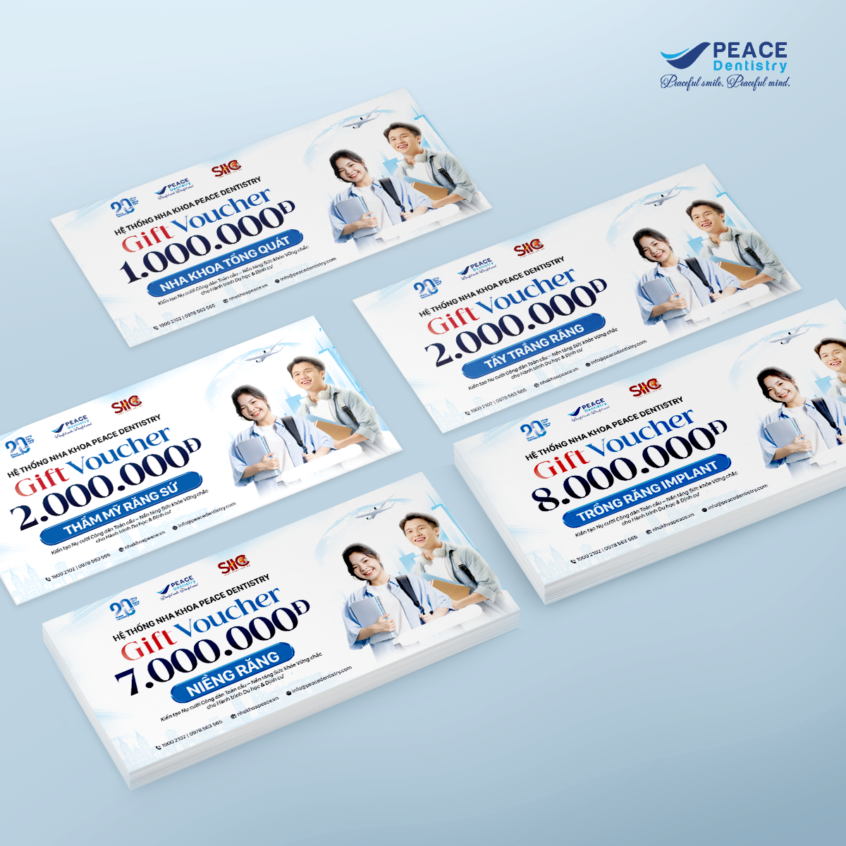 nha khoa peace dentistry đồng hành cùng siic