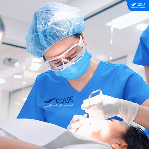 quy trình chuẩn mực, vật liệu cao cấp tại peace dentistry