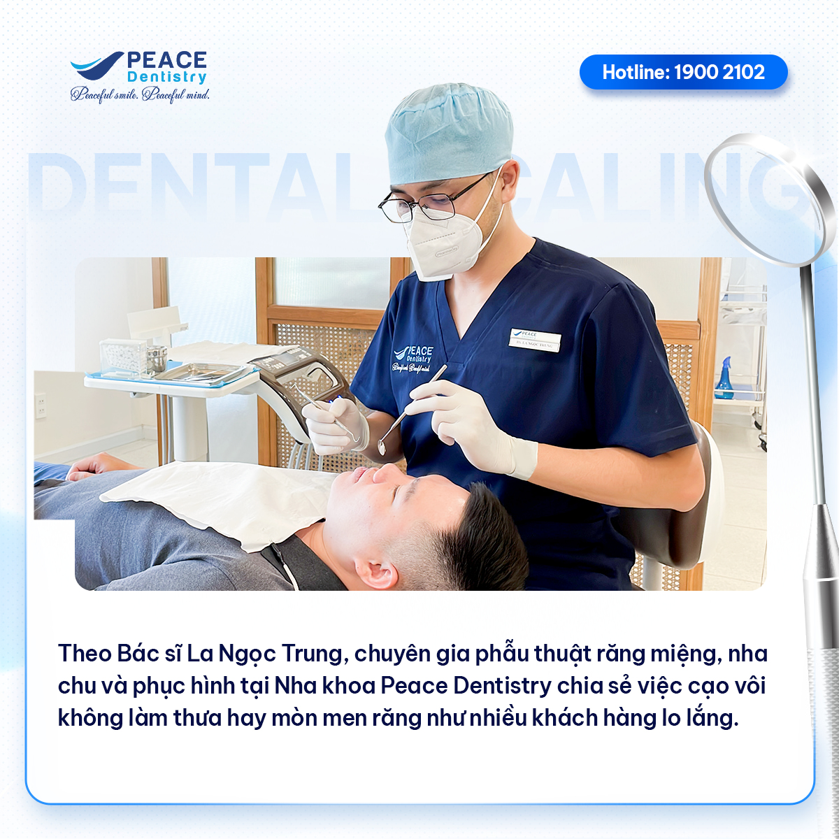 cạo vôi có làm thưa chân răng không