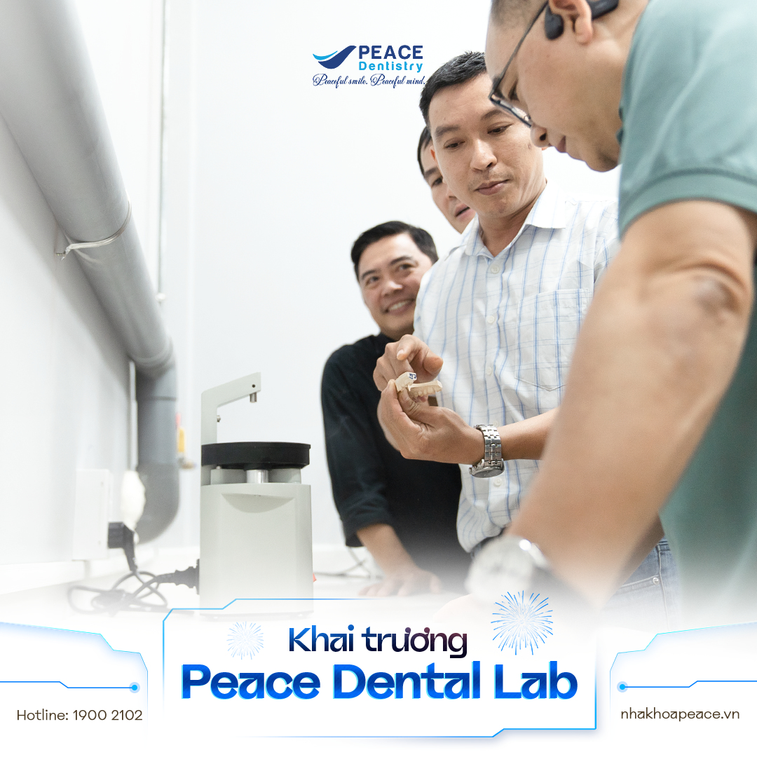 khai trương peace dental lab