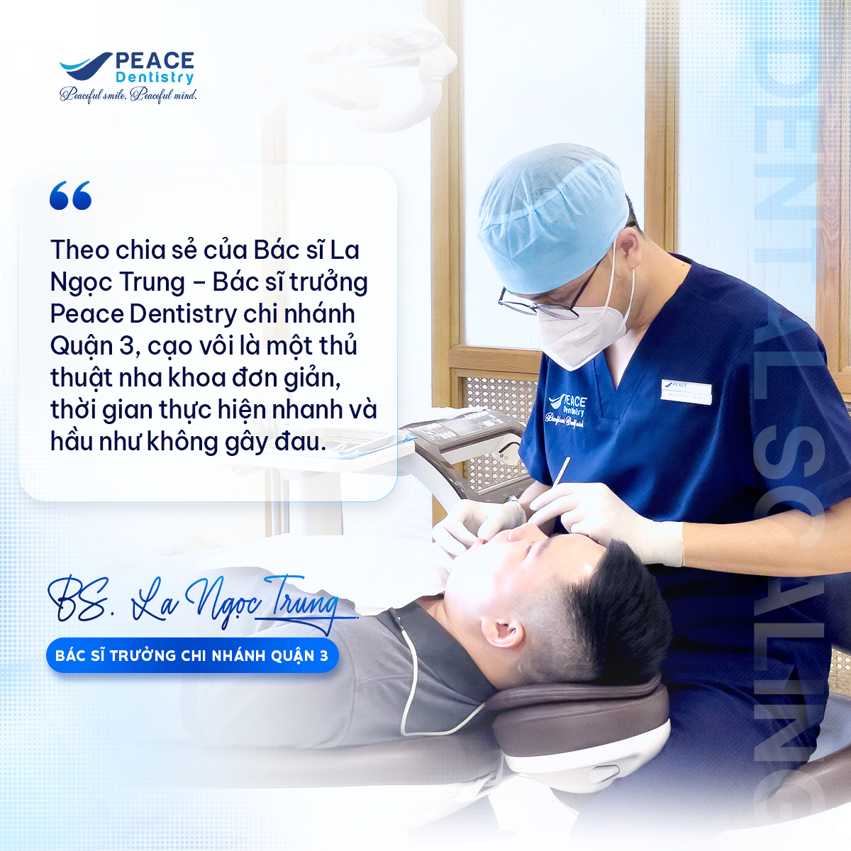 bác sĩ chia sẻ lấy cao răng có đau không