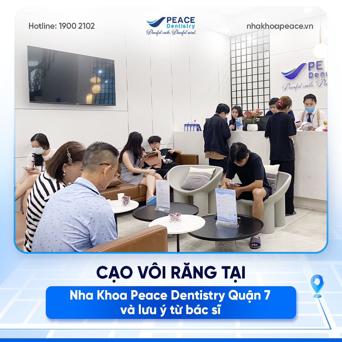 cạo vôi răng tại nha khoa peace dentistry quận 7