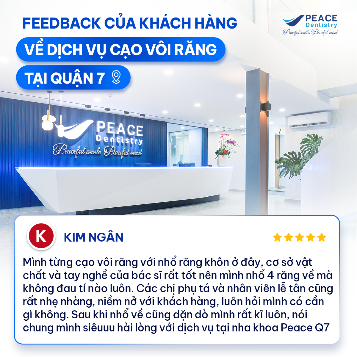 đánh giá của khách hàng sau khi cạo vôi