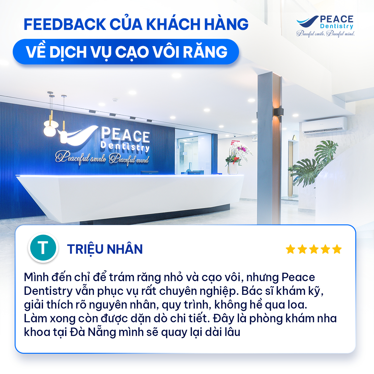 feedback của khách hàng khi cạo vôi tại đà nẵng