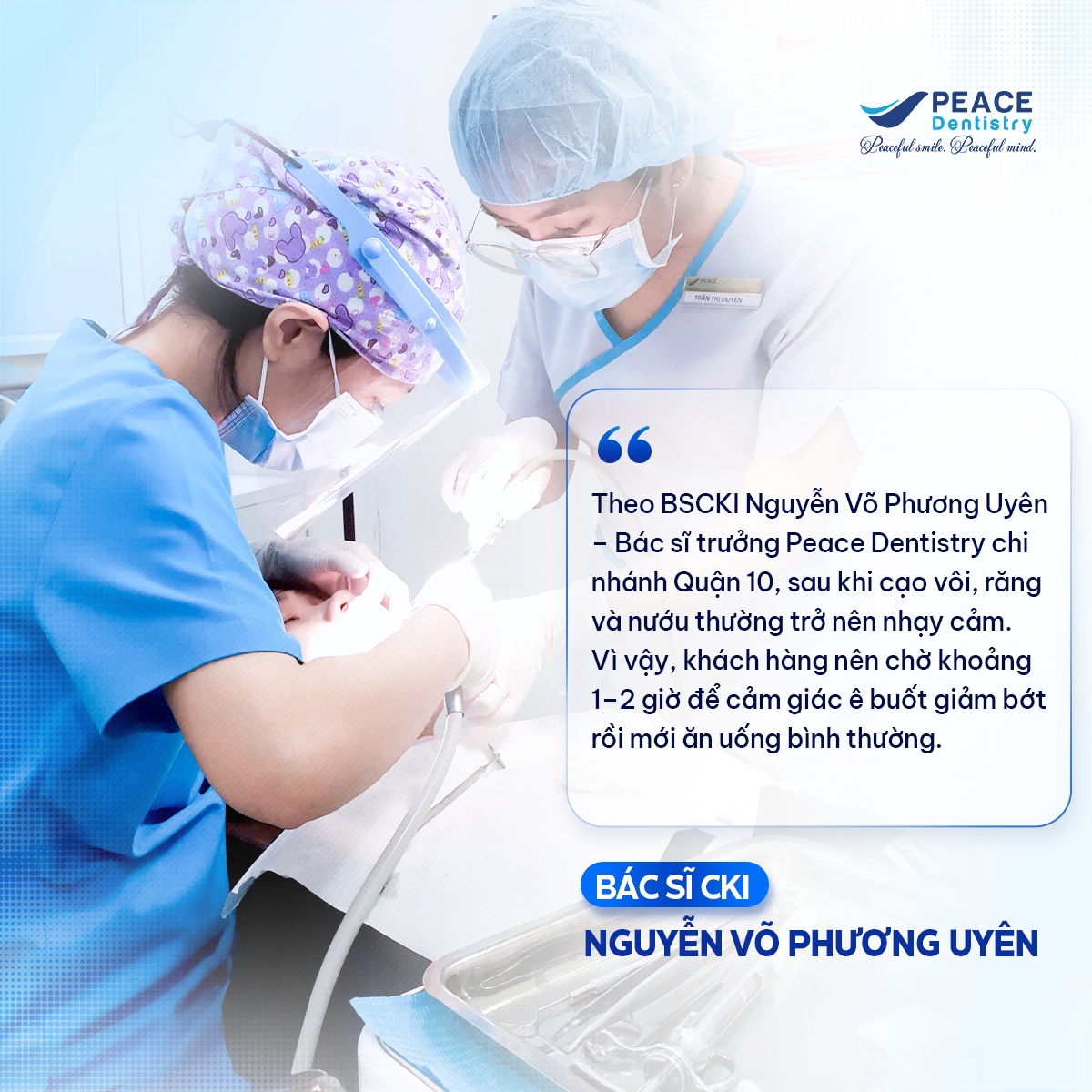 lấy cao răng bao lâu thì được ăn