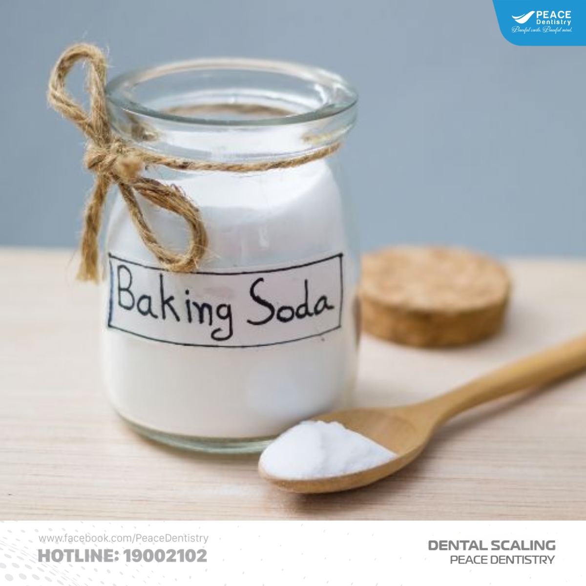 lấy cao răng tại nhà bằng baking soda