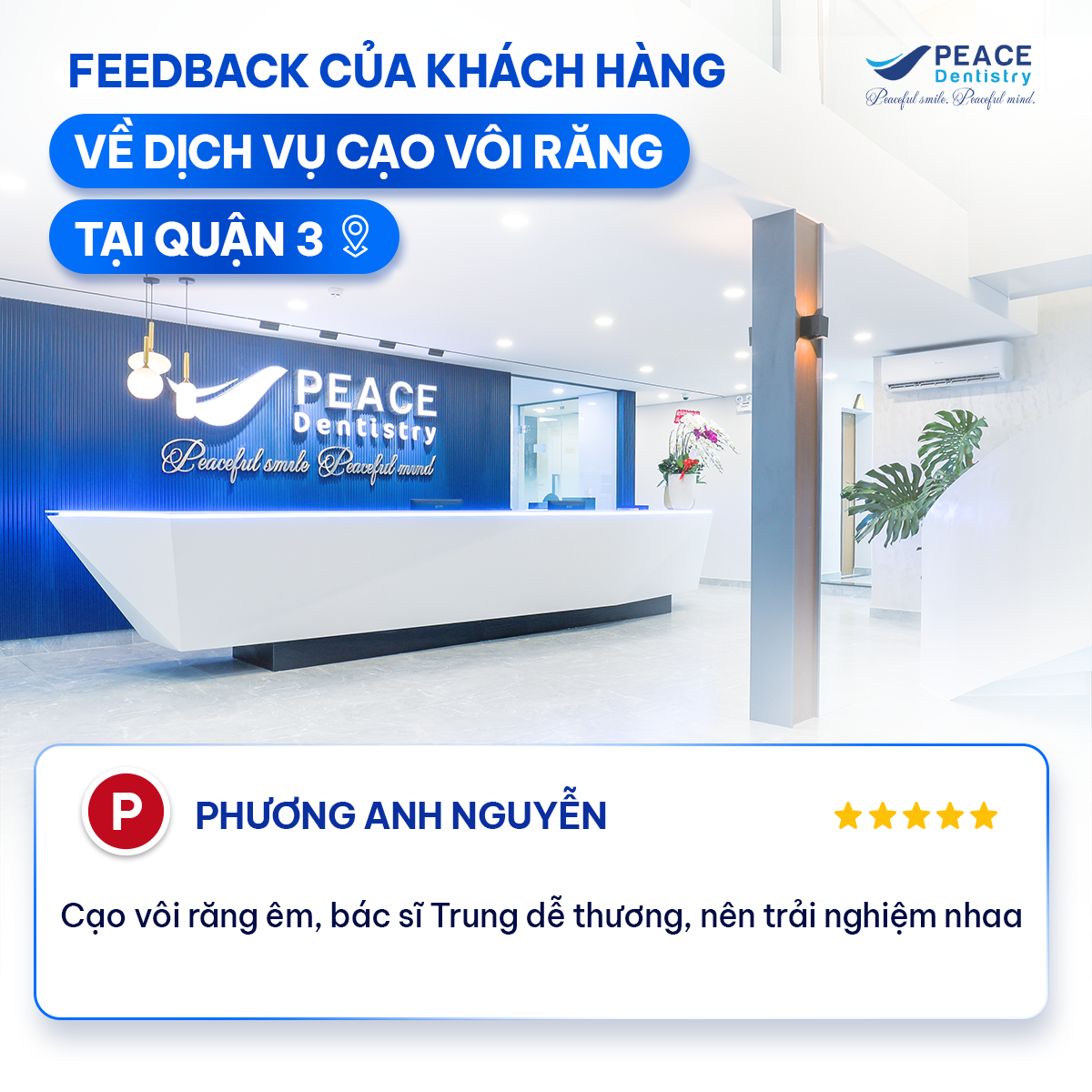 review của khách hàng cạo vôi răng quận 3