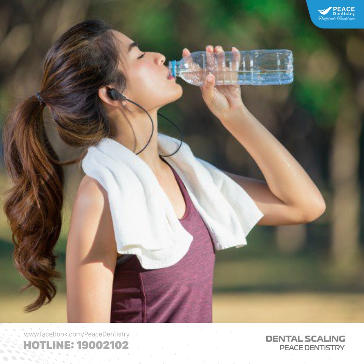 sau khi cạo vôi nên uống nhiều nước