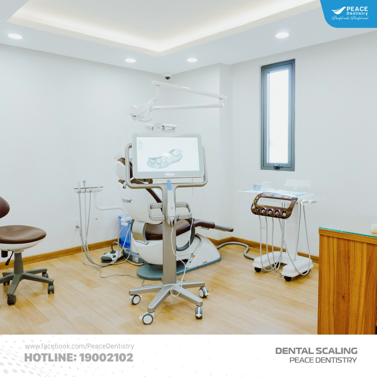 trang thiết bị tại peace dentistry