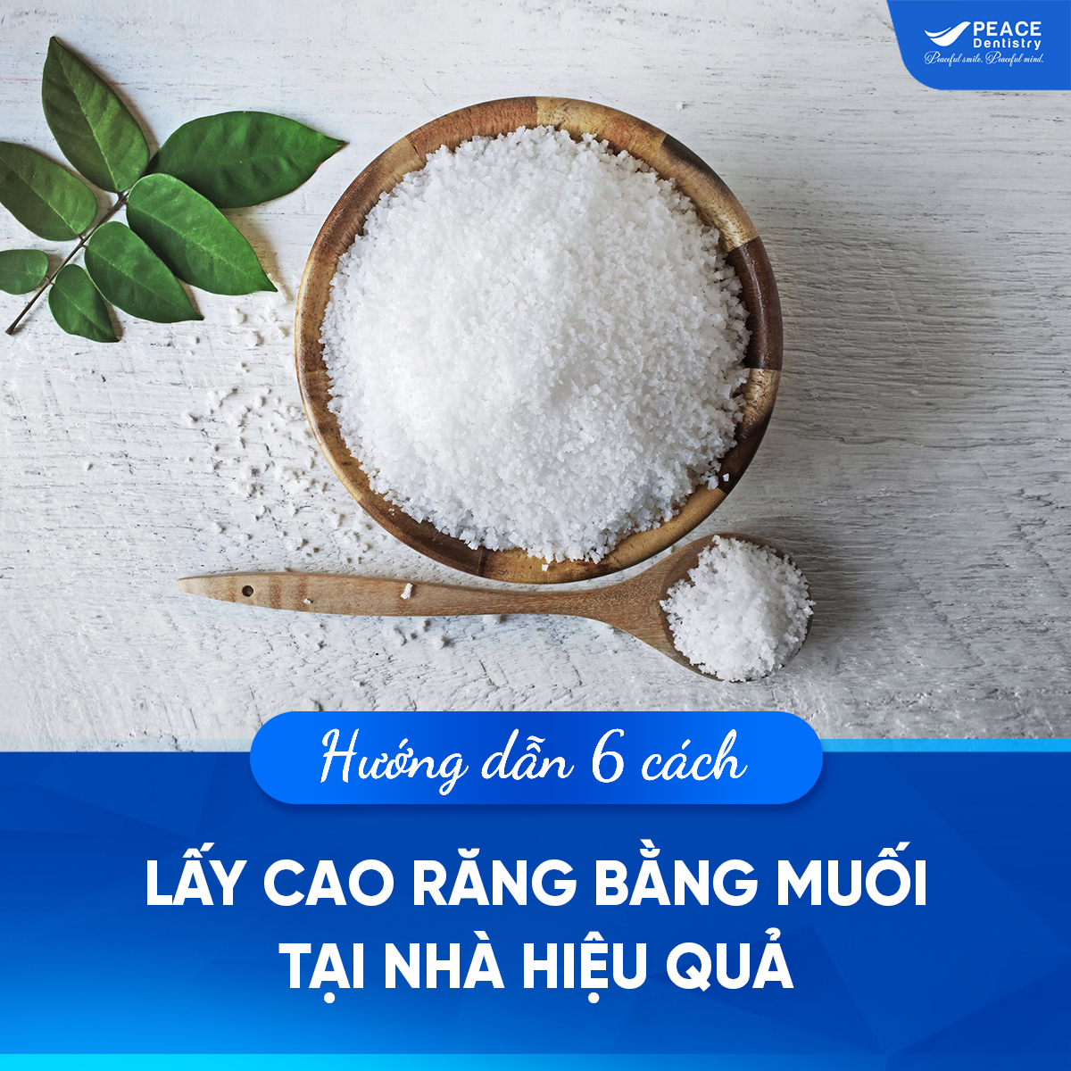 cách lấy cao răng tại nhà bằng muối