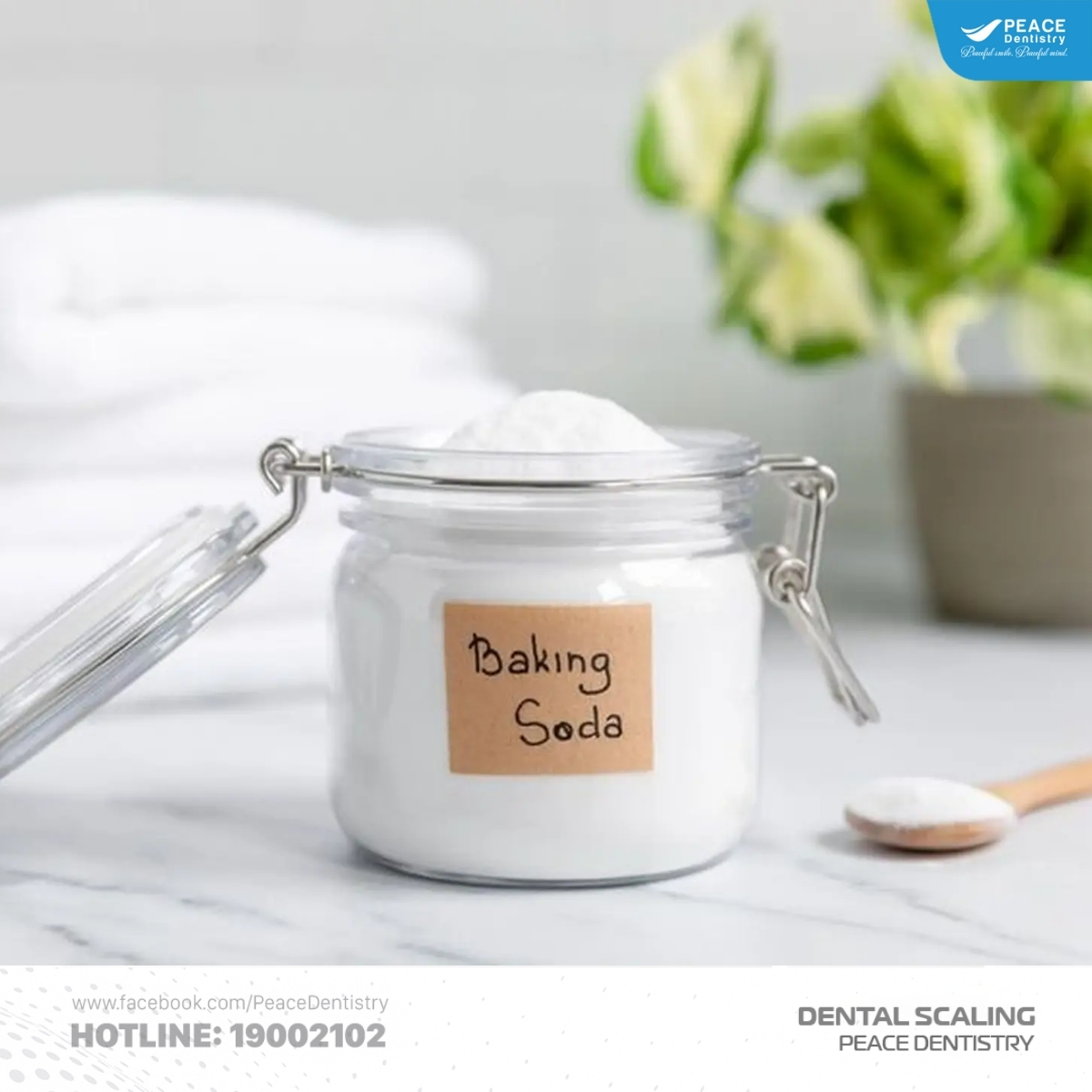 lấy cao răng bằng muối và baking soda