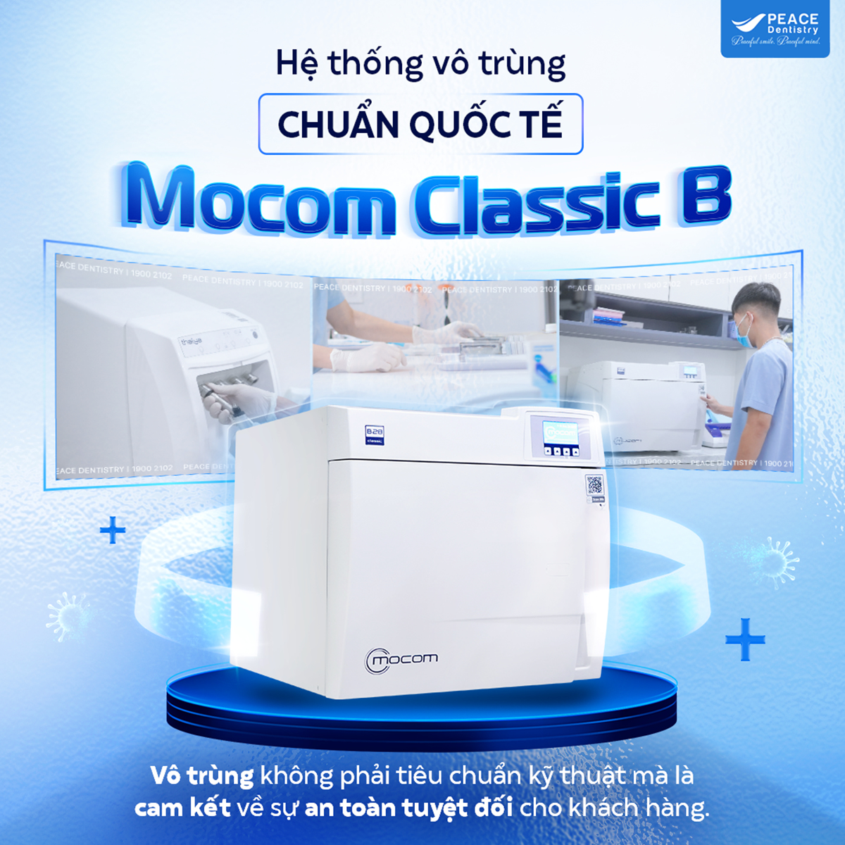 hệ thống vô trùng đạt chuẩn quốc tế