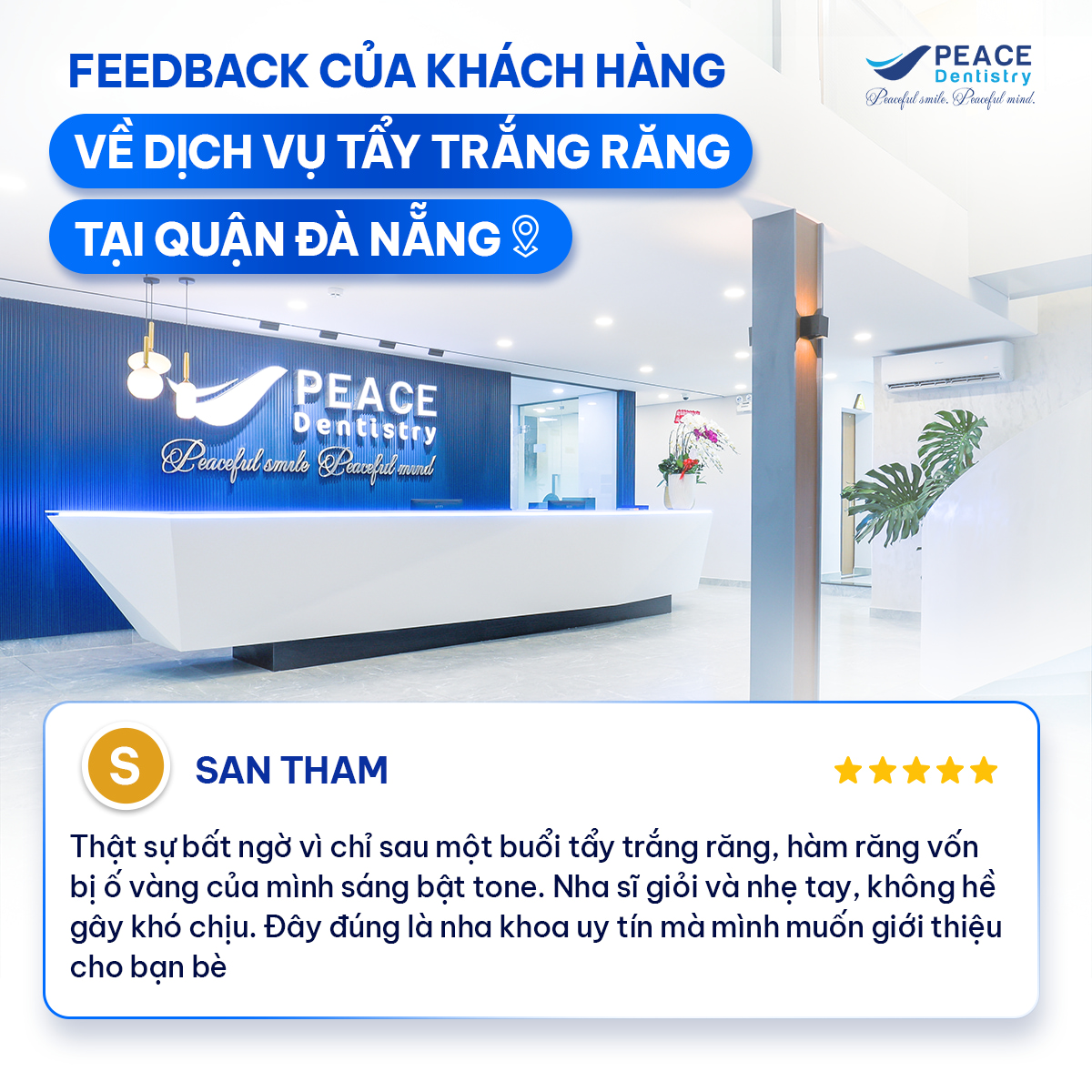 review khách hàng tẩy trắng răng đà nẵng