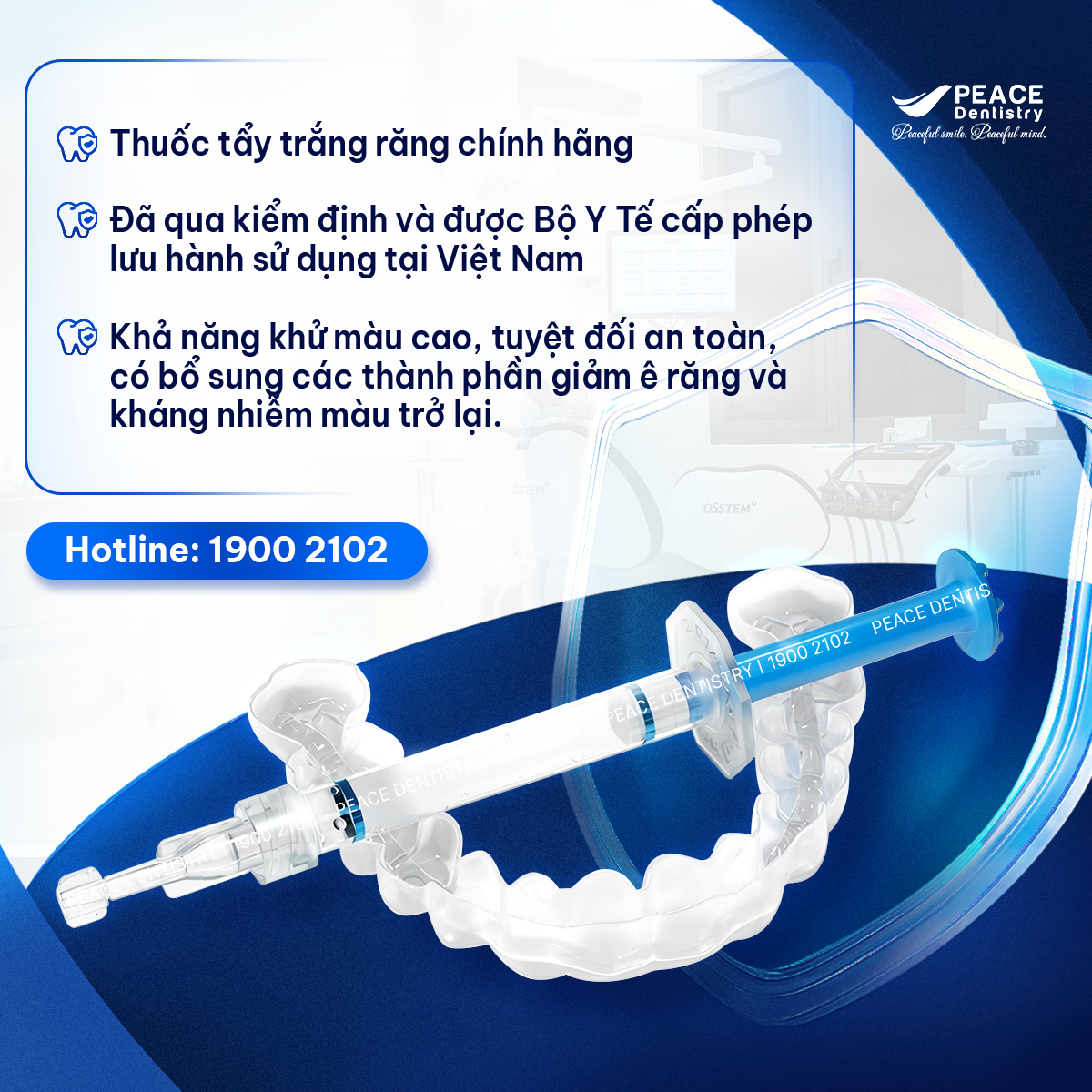 thuốc tẩy trắng răng chính hãng