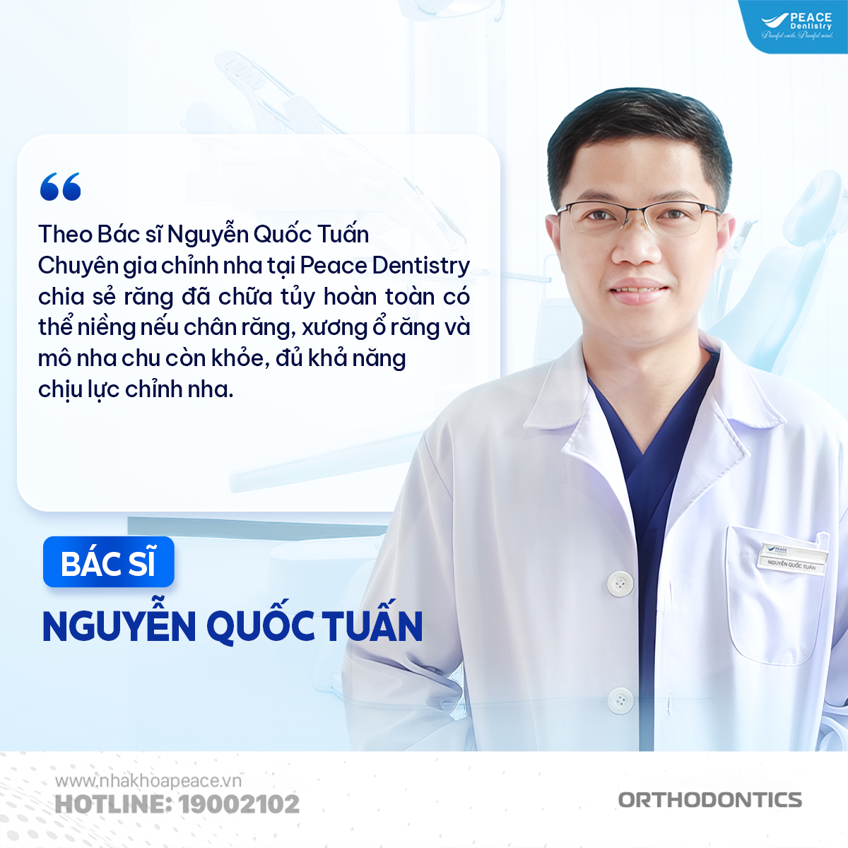 bác sĩ chia sẻ răng chữa tủy có niềng được không