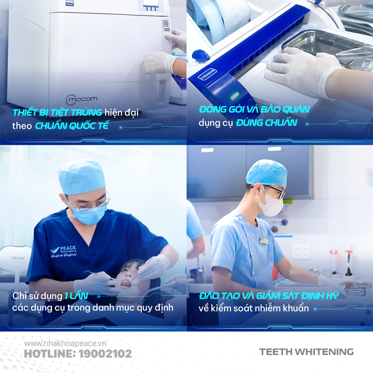 quy trình vô khuẩn nghiêm ngặt