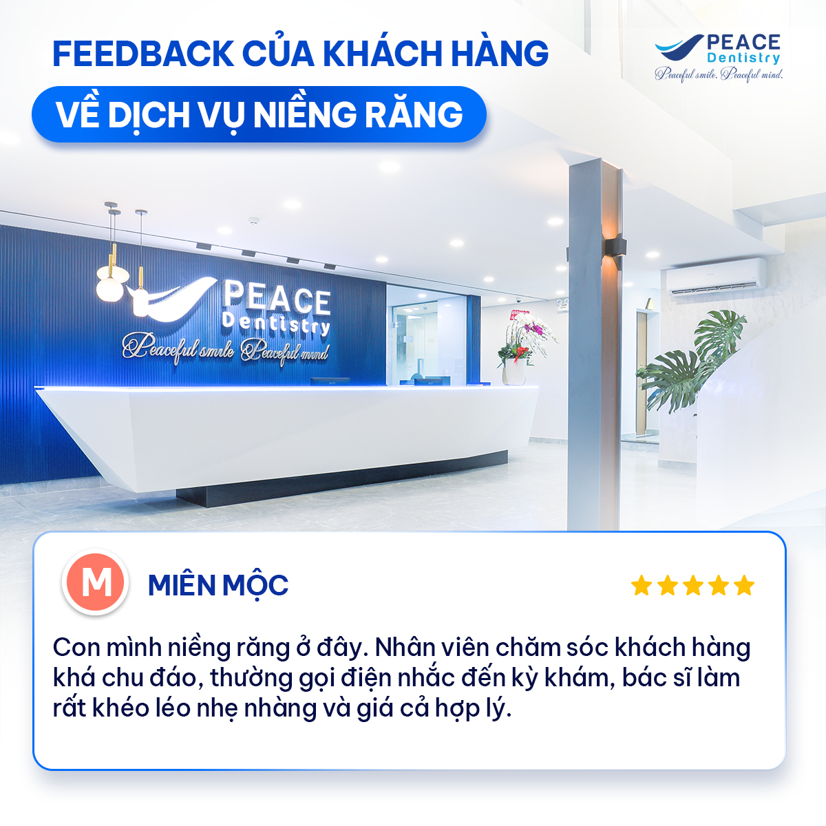 review của khách hàng niềng răng