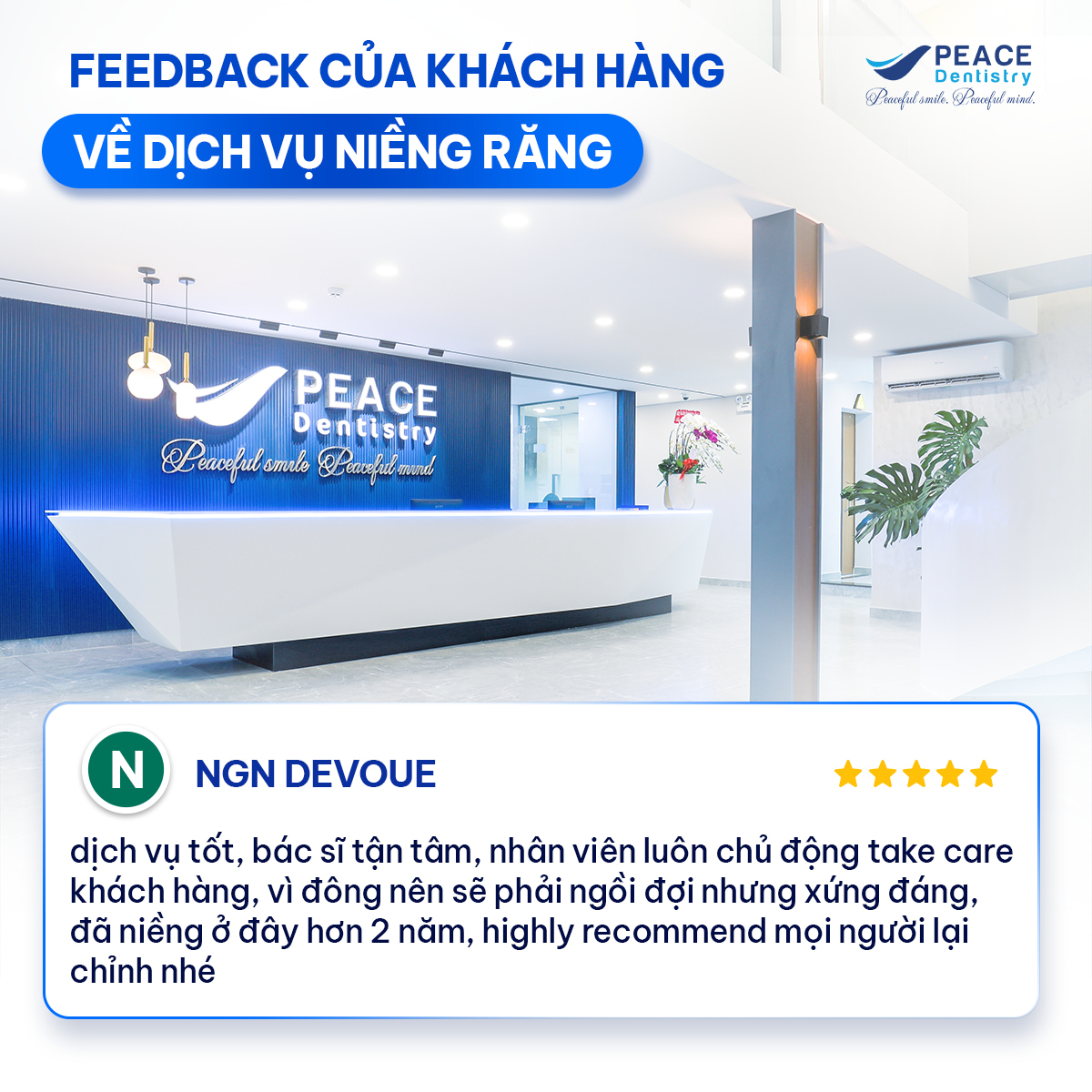 review của khách hàng niềng răng