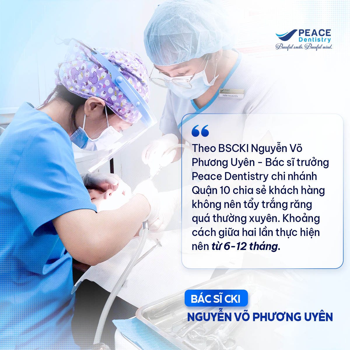bác sĩ chia sẽ bao lâu nên tẩy trắng răng