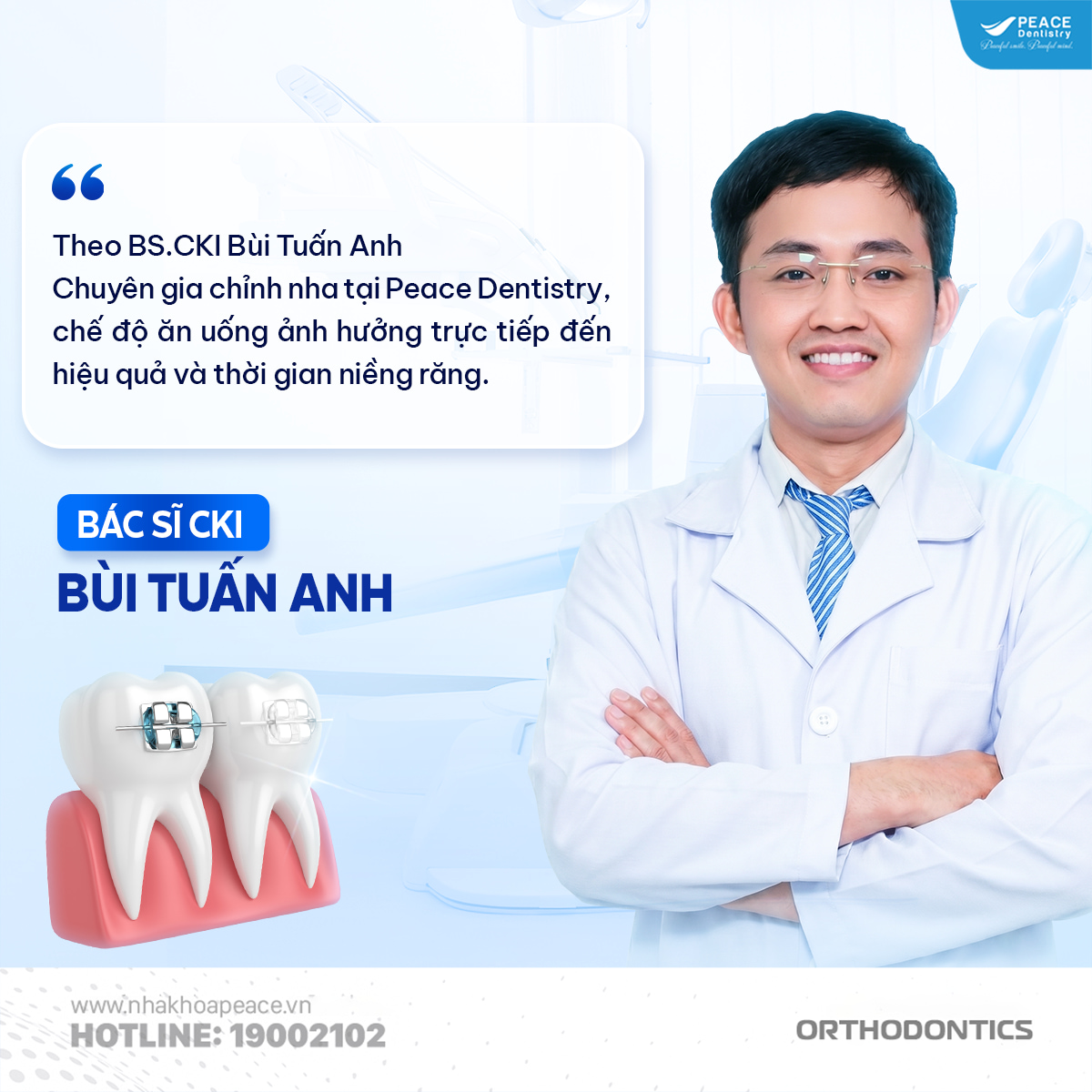 bác sĩ chia sẻ niềng răng nên ăn gì