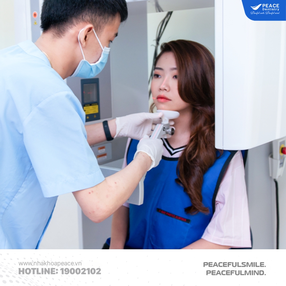 chụp phim đánh giá tình trạng răng miệng