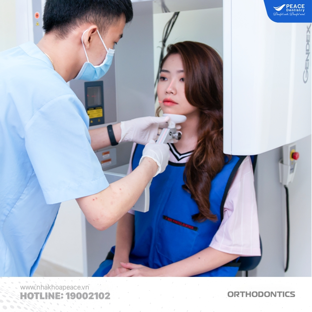 chụp phim phân tích răng miệng trước khi niềng