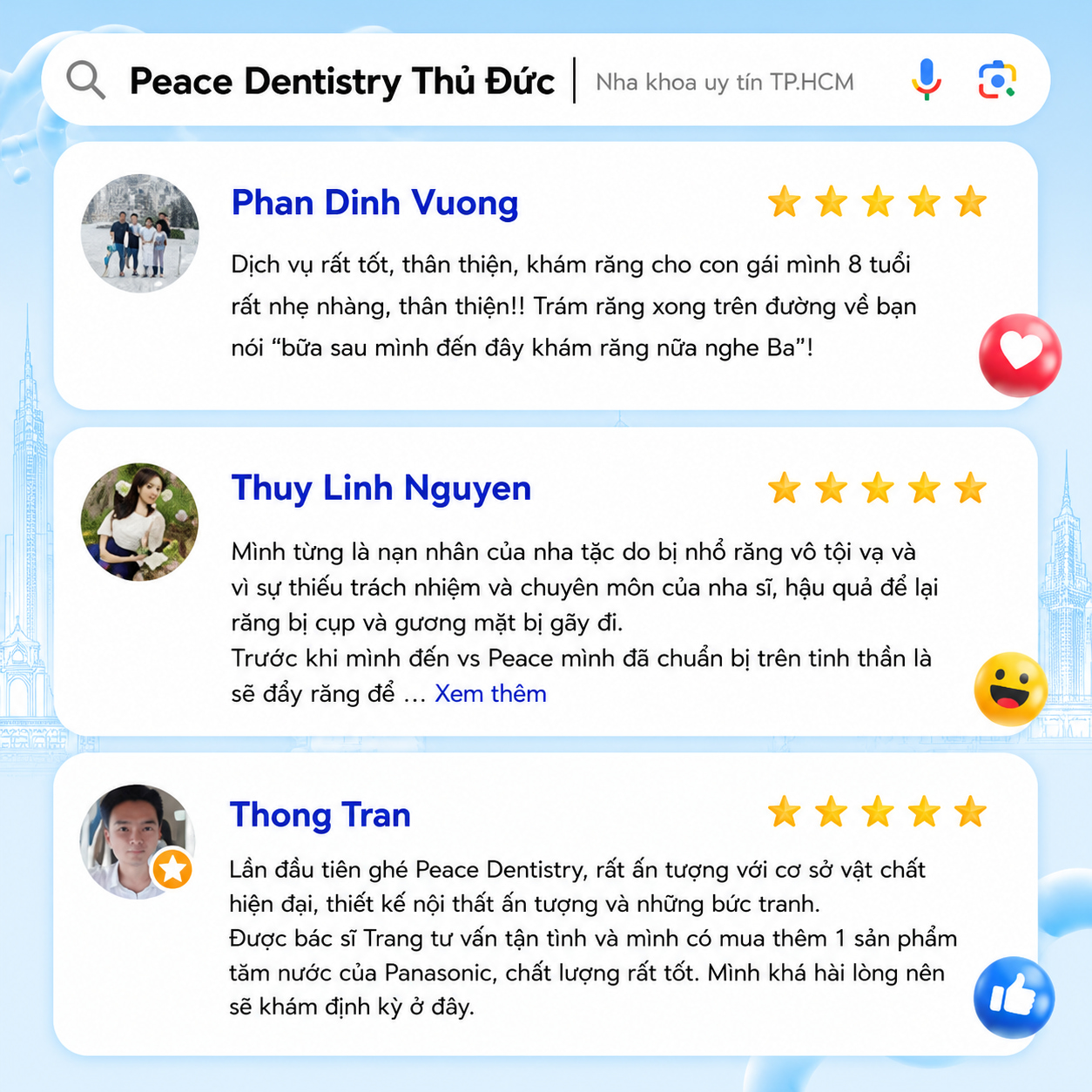 feedback nha khoa peace dentistry thủ đức