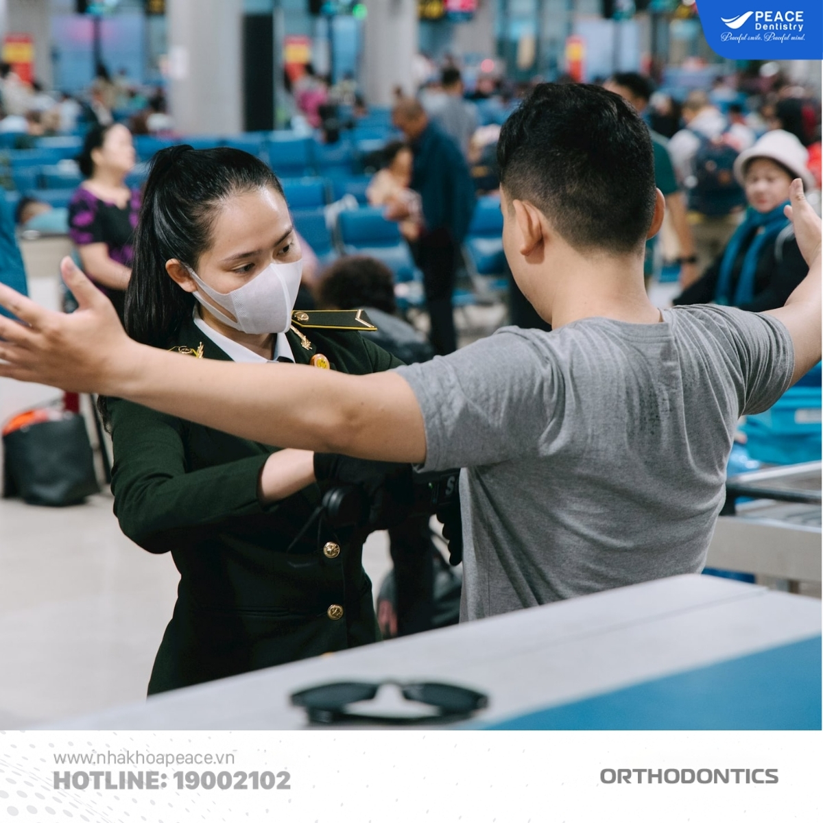 lưu ý niềng răng khi đi máy bay