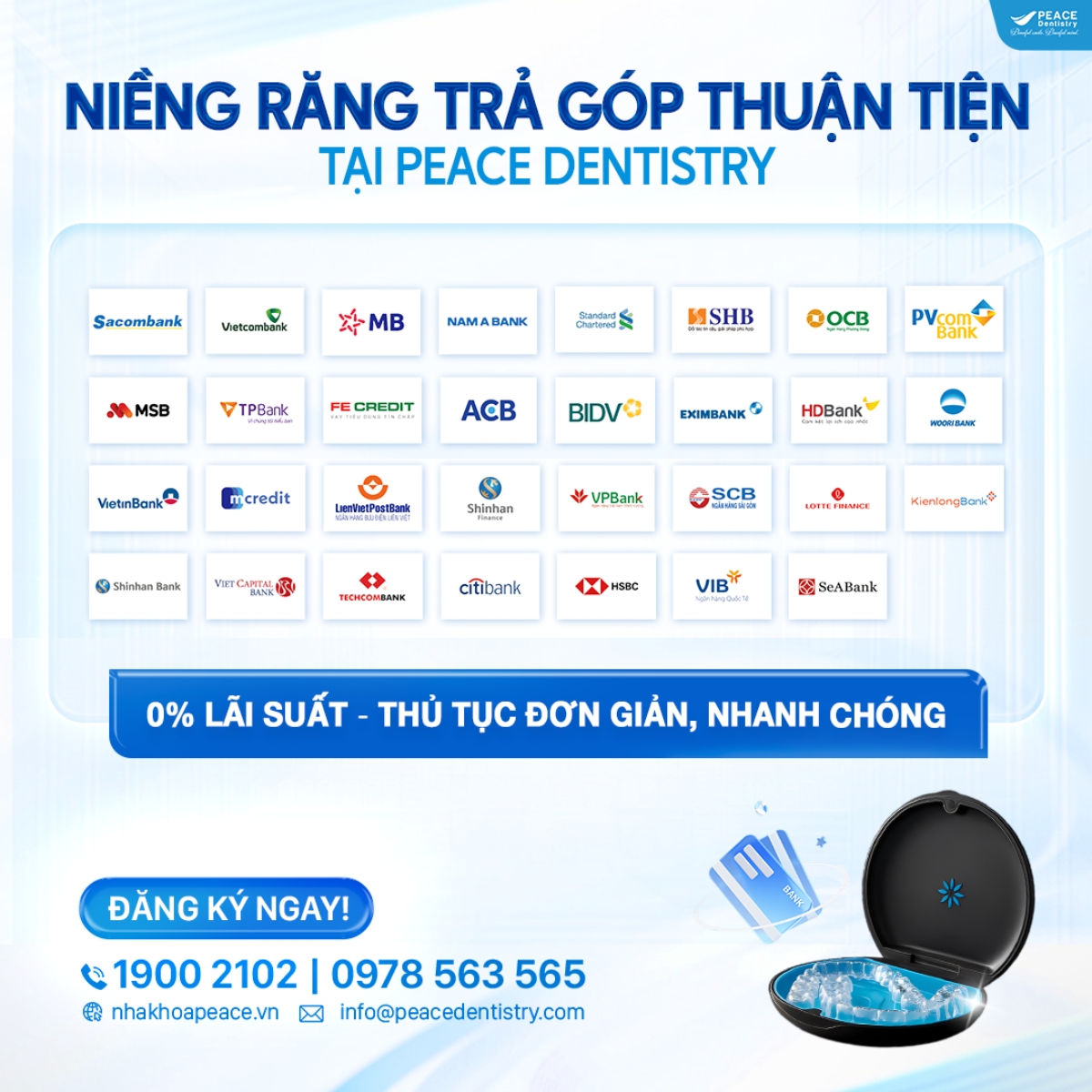 niềng răng trả góp tiết kiệm chi phí