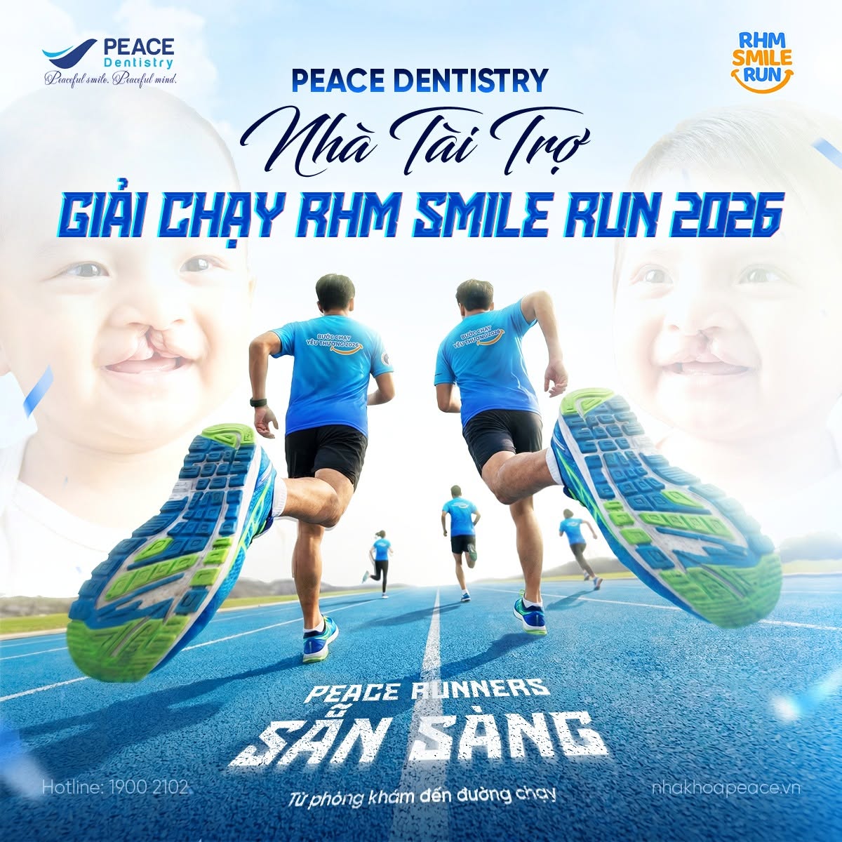 peace dentistry nhà tài trọ giải chạy răng hàm mặt 2026