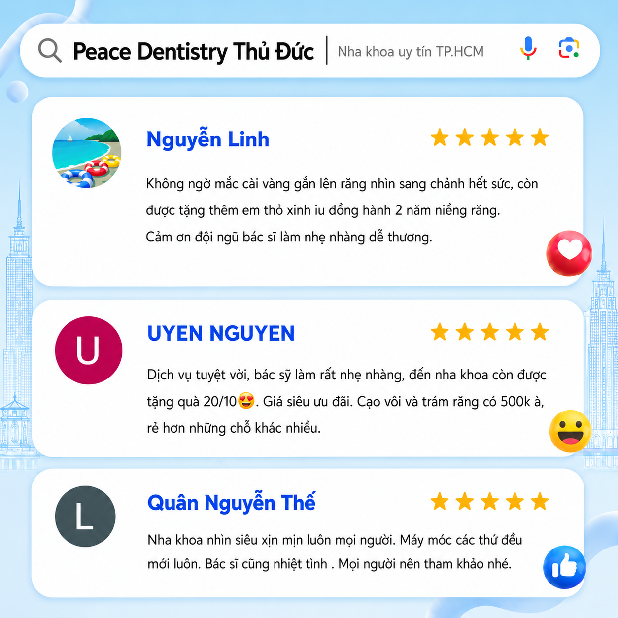 review nha khoa peace dentistry thủ đức