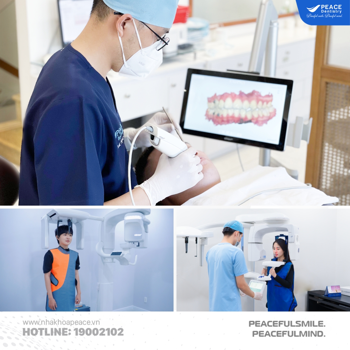 trang thiết bị máy móc hiện tại nha khoa peace dentistry quận 1